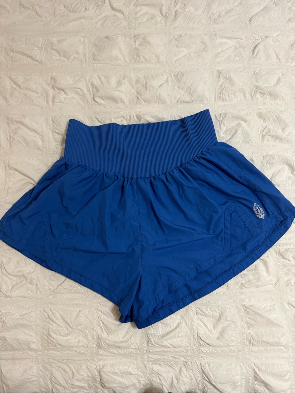FP Movement by Free People Royal Blue High-Waist Athletic Shorts